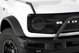 Headlight Cover Full Cover; Without Design; Smoke; Acrylic; Set Of 4
