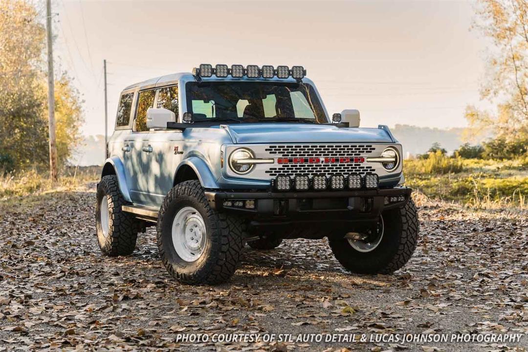 Light Bar LED Bulb; 37.5 Inch Length; White; 40 Watt Bulbs Amp Draw 2.75 AMP At 12.8 Volts; Driving And Flood Combo Beam; 4800 Raw Lumens; Polycarbonate Lens; Black Housing; Windshield Frame; With Two Application-Specific Heavy-Duty Steel Brackets/ Seven