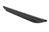 Running Board Powder Coated; With Black Trim; Stainless Steel; Unlighted; Requires Running Board Mounting Kit Depending On Application Only If Listed