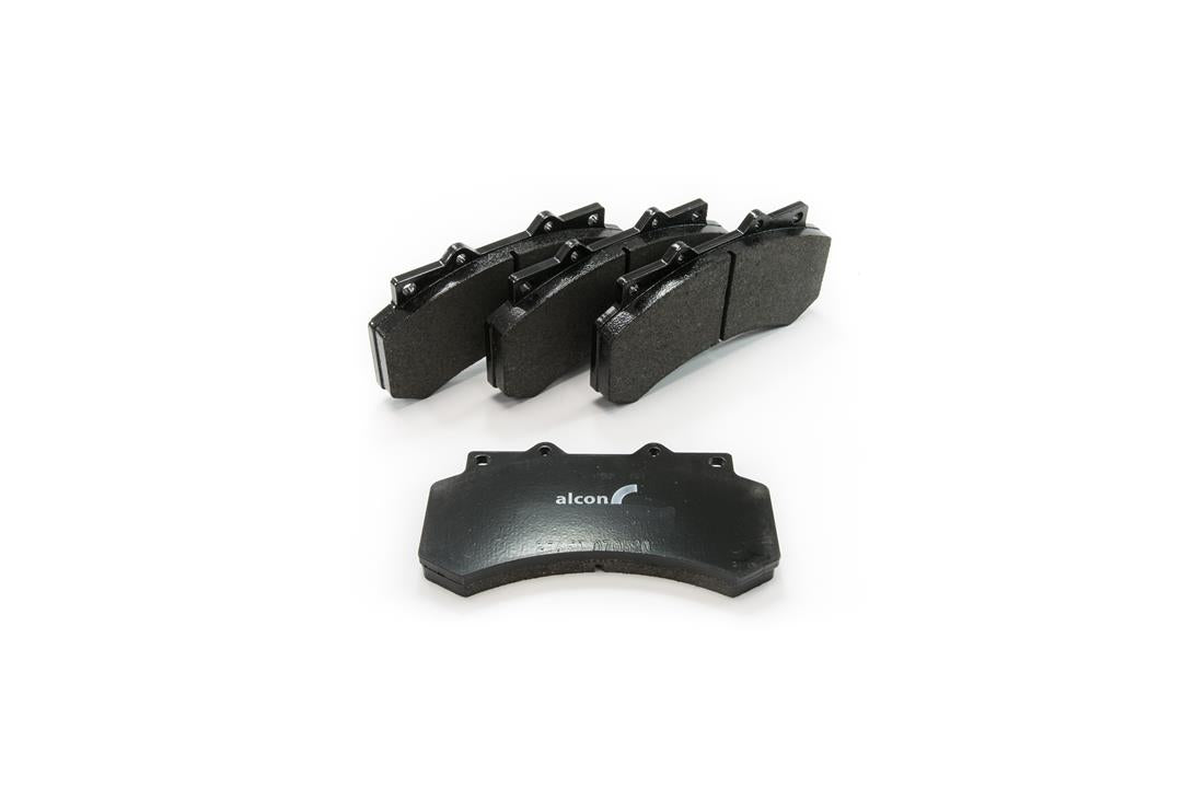 Brake Pad 16.5 Millimeter Thickness; Semi-Metallic; Replacement Pads For Alcon BKF1551K61 Brake Kit; Set Of 4