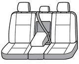 Seat Cover Seat Style GD - 40/20/40 Split Bench With 3 Adjustable Headrests; Polycotton; Gray; Single