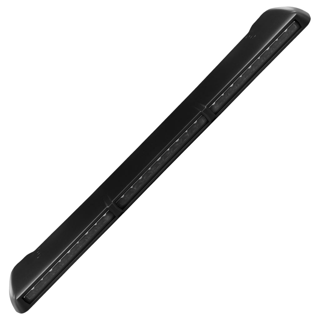 Light Bar LED Bulbs; Direct Fit; 240 Watts Power; 14 Amps At 12 Volt; 40 Degree Driving Beam; 18000 Raw Lumens; Clear Polycarbonate Lens; Black Aluminum Housing; Integrated Windshield Roof Mount; With Stainless Steel Anti-Fog Breather Valves; Requires Lig
