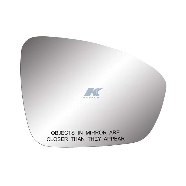 Exterior Mirror Glass OEM Replacement; Direct Fit; Glass Only; 4-7/8 Inch Height X 6-7/16 Inch Width; 6-7/8 Inch Diagonal; Single