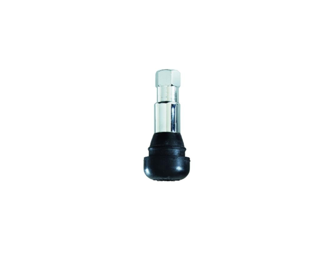 Lug Nut 6 Lug Kit; 12 Millimeter x 1.5 Thread Size; 60 Degree Conical; Spline Drive; Acorn; 1.57 Inch Overall Length; 6 Spline Tool; With 24 Chrome Plated Steel Lug Nut/ Socket Key/ 4 Valve Stems