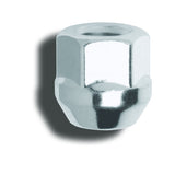 Lug Nut 12 Millimeter X 1.5 Thread Size; Conical Seat; For Use With Steel And Aluminum Wheels; 0.825 Inch Overall Length; 3/4 Inch Hex Size; Chrome Plated; Steel; Pack Of 100