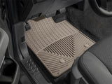 Floor Mat Direct-Fit; Deeply Sculpted Channels; Tan; Thermoplastic Elastomer (TPE); 2 Piece