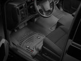 Floor Liner Molded Fit; With Channels And Reservoir To Direct And Hold Fluids With Applied WeatherTech Logo; Black; Thermoplastic Polyolefin (TPO) Vacuum Formed Material; 2 Piece