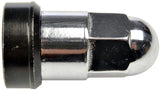 Lug Nut OE Replacement; 2.041 Inch Overall Length; 21 Millimeter Hex Size; 51.83 Millimeter Length; Bagged; Chrome; Closed End; Direct Replacement; Flange Seat; M14 Thread; M14-1.50 Thread Size; Mag Nut; Right Hand Thread; Single; Steel