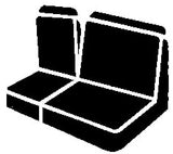 TR48-3 GRAY Seat Cover
