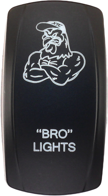 XTC Power Products Dash Switch Rocker Face Bro Lights