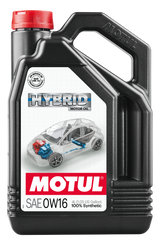 Motul 4L OEM Synthetic Engine Oil Hybrid 0W16 API SN - Case of 4
