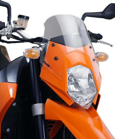 PUIG Windscreen Naked New Gen Sport Clear for Powersports