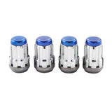 McGard SplineDrive Lug Nut (Cone Seat) M12X1.5 / 1.24in. Length (4-Pack) - Blue Cap (Req. Tool)