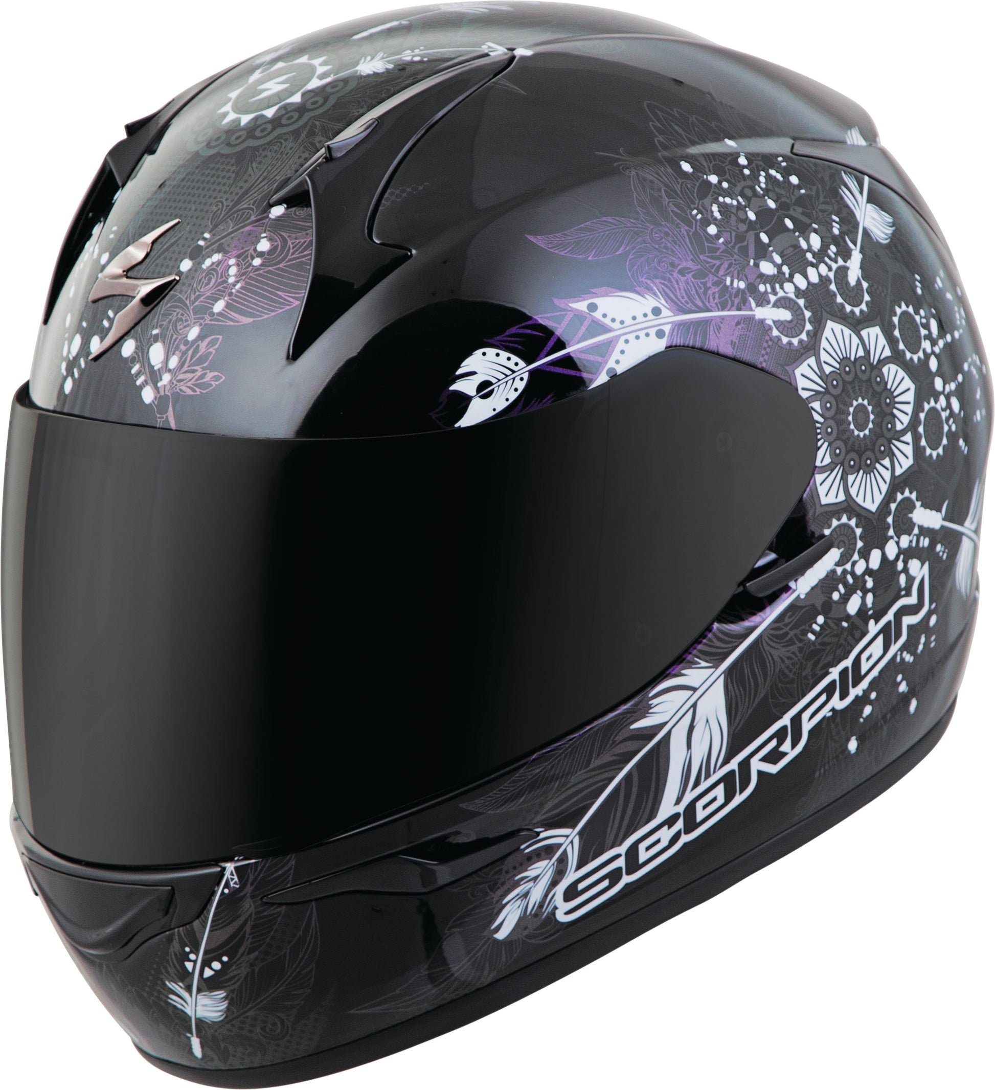SCORPION EXO Helmets: Exo R320 Full Face Helmet Dream Black Xl