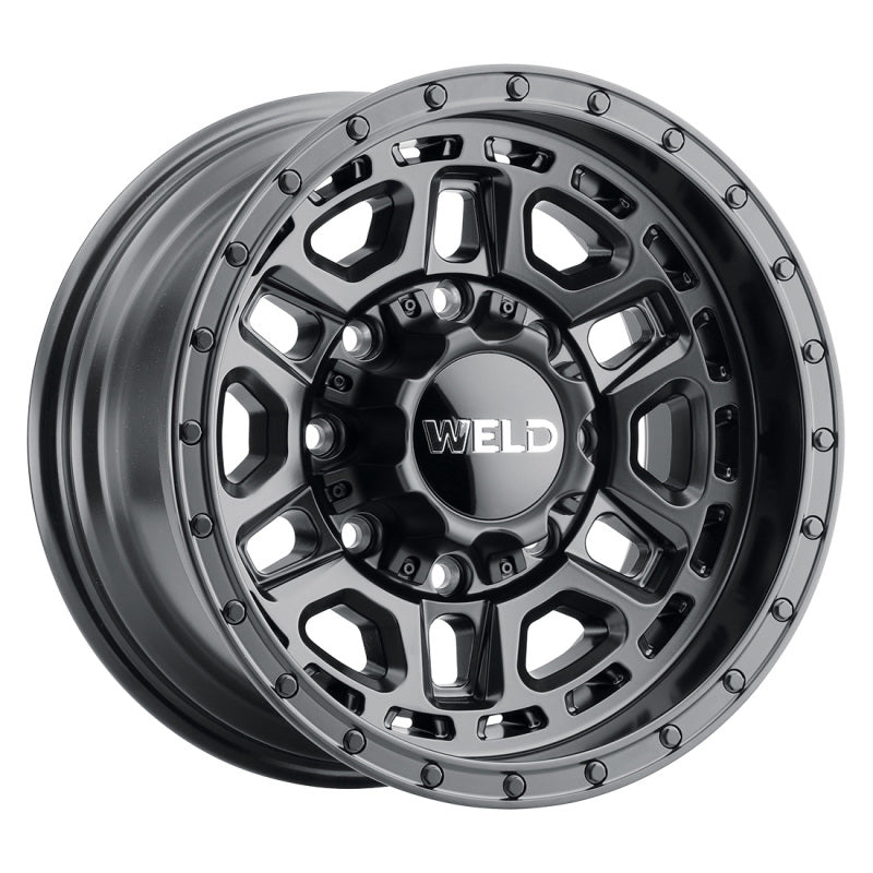 Weld W119 17X9 Crux 5X114.3 5X127 ET-12 BS4.50 Satin Black 78.1