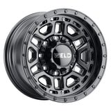 Weld W119 17X9 Crux 5X114.3 5X127 ET-12 BS4.50 Satin Black 78.1