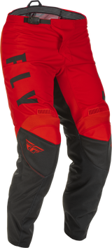 Fly Racing Fly Racing 375-93328 F-16 Pants Red/Black Sz 28