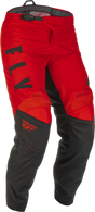 Fly Racing Fly Racing 375-93328 F-16 Pants Red/Black Sz 28