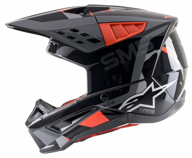ALPINESTARS S M5 Rover Helmet Anthracite/Red Fluo/Camo 2x