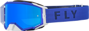 Fly Racing Fly Racing 37-51891 Zone Pro Goggle Blue W/ Sky Blue Mirror/Smoke Lens