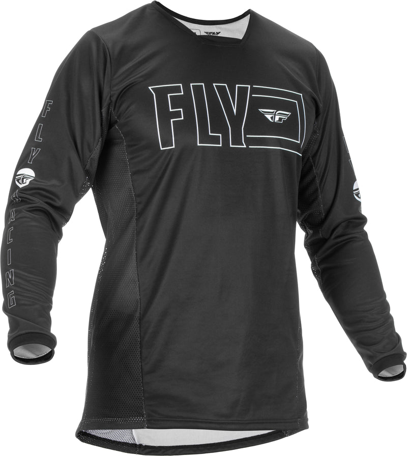 Fly Racing Fly Racing 375-420X Kinetic Fuel Jersey Black/White Xl