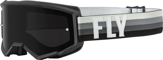 Fly Racing Fly Racing 37-51711 Youth Zone Goggle Black/Grey W/ Dark Smoke Lens