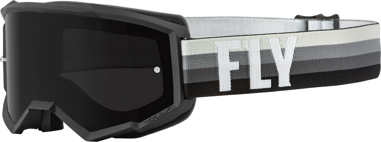 Fly Racing Fly Racing 37-51711 Youth Zone Goggle Black/Grey W/ Dark Smoke Lens