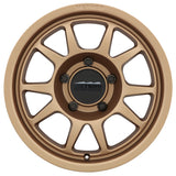 Method MR702 17x7.5 +50mm Offset 5x130 78.1mm CB Method Bronze Wheel