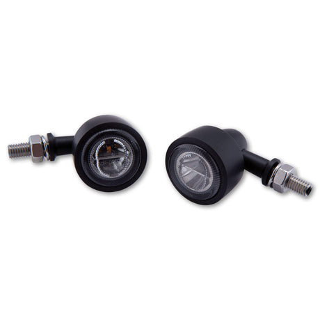 Classic X 1 Led Turn Signal Pair Smoked Lens Black 