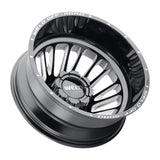 Weld W121 20X8.25 Scorch Outer 8X165.1 ET-240 BS-4.67 Gloss Black MIL 121.6