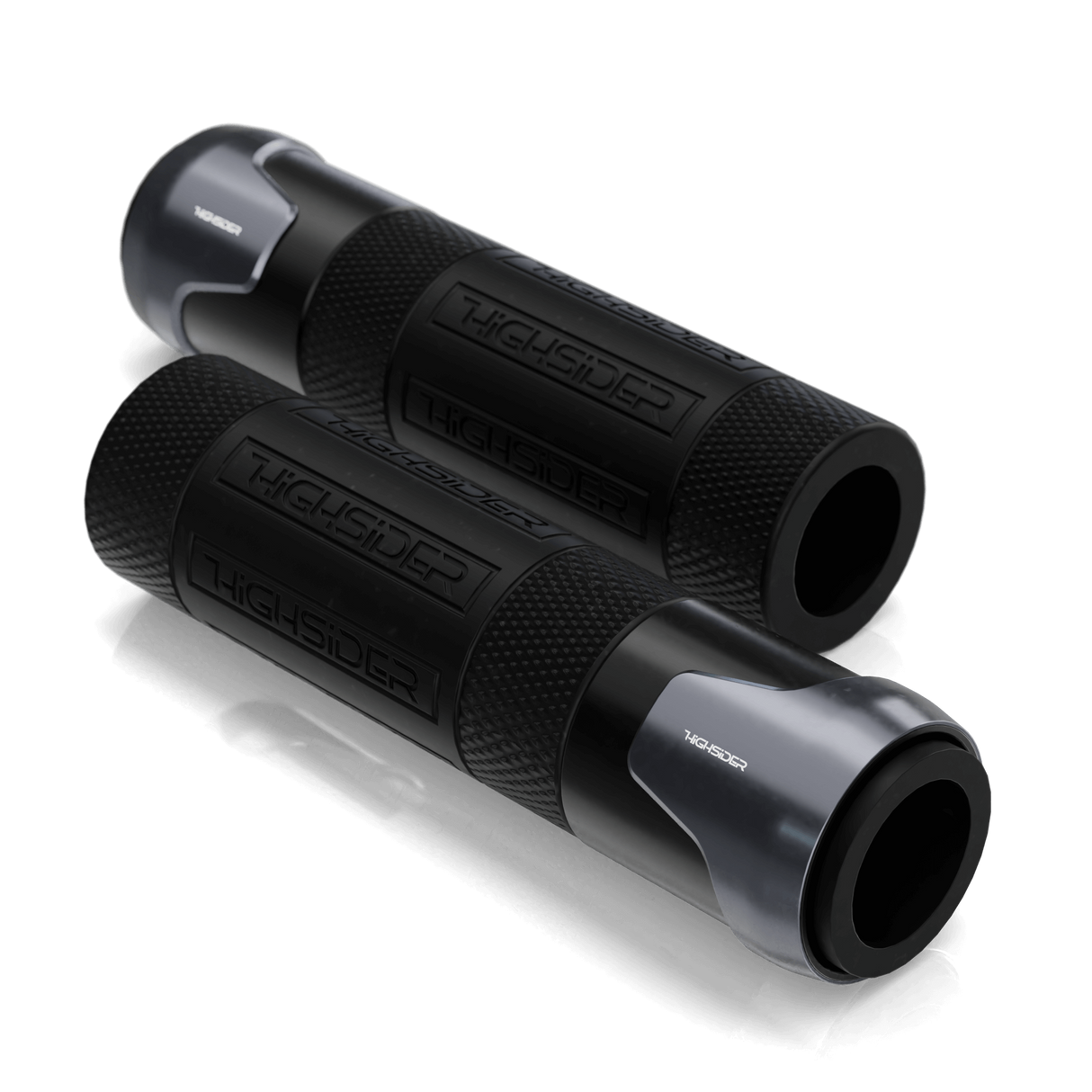 HIGHSIDER Akron Grip Pair Black/Titan for Powersports