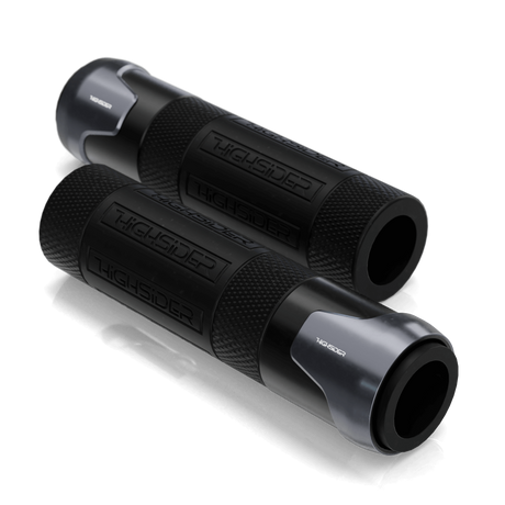HIGHSIDER Akron Grip Pair Black/Titan for Powersports