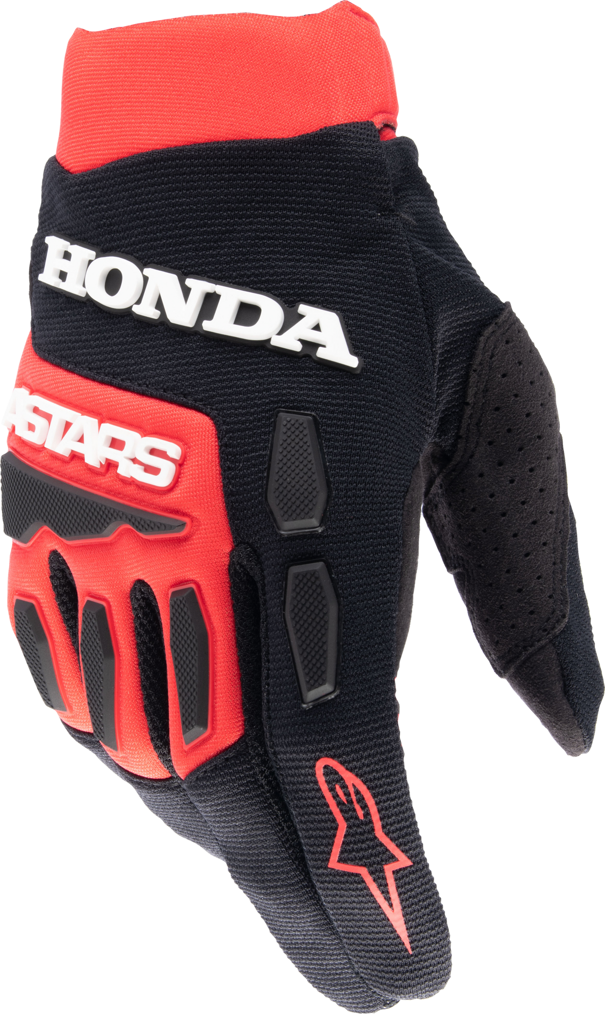Honda Full Bore Gloves Bright Red/Black 4x