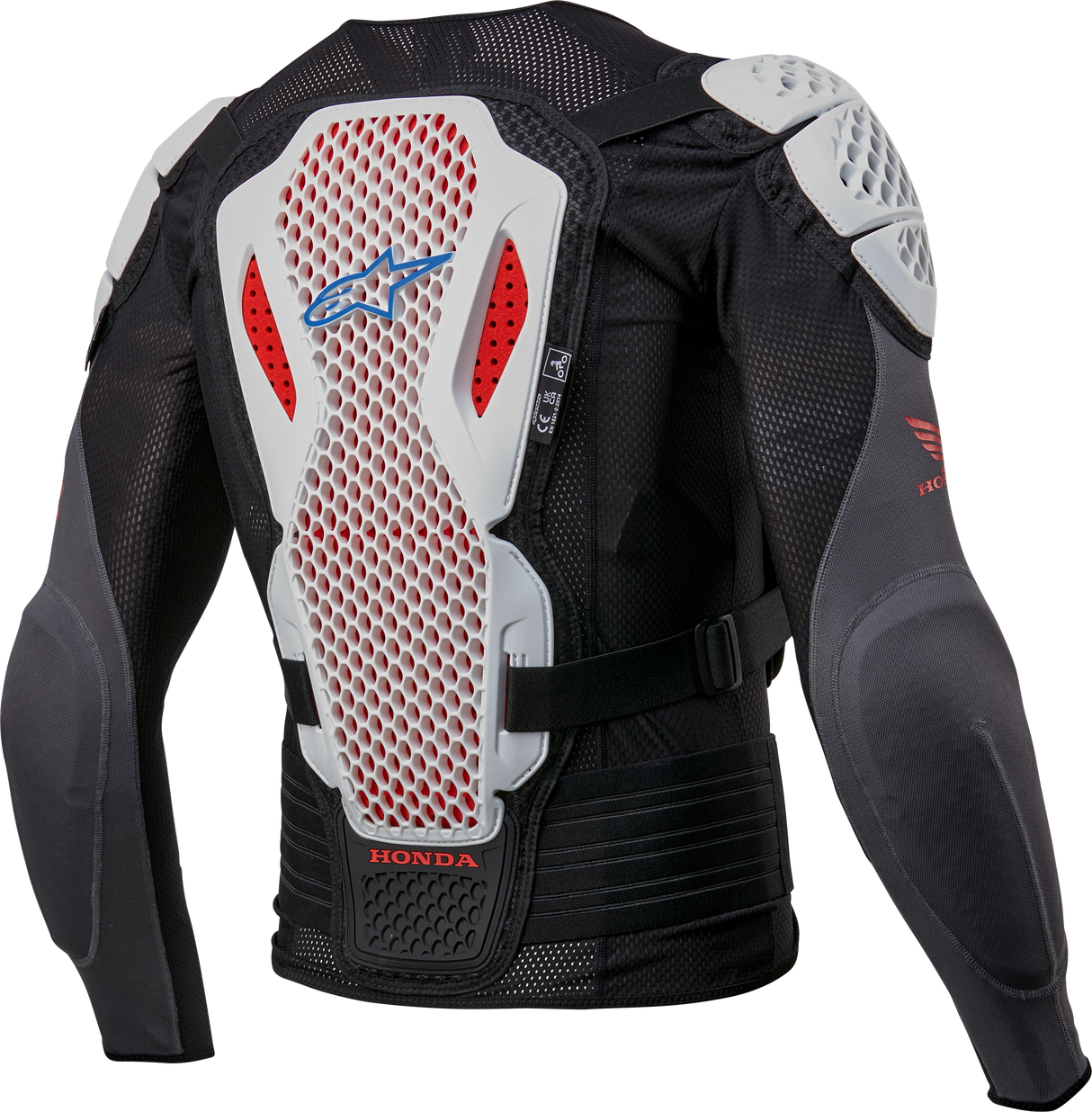 Honda Bionic + V2 Protection Jacket Blk/Wht/Blu/Br Red Xl
