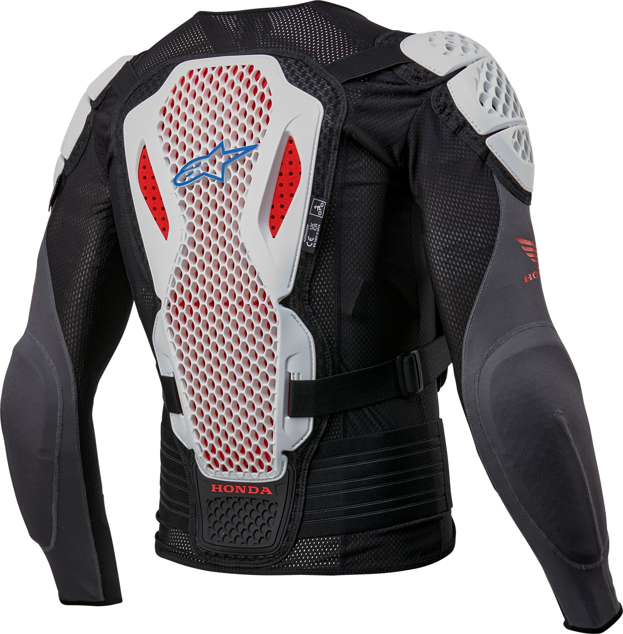 Honda Bionic + V2 Protection Jacket Blk/Wht/Blu/Br Red Lg