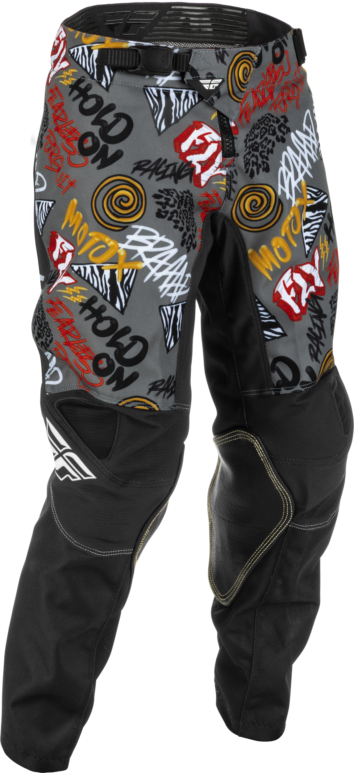 Fly Racing Fly Racing 375-43518 Youth Kinetic Rebel Pants Black/Grey Sz 18