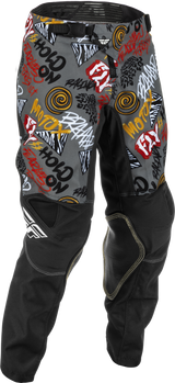 Fly Racing Fly Racing 375-43518 Youth Kinetic Rebel Pants Black/Grey Sz 18