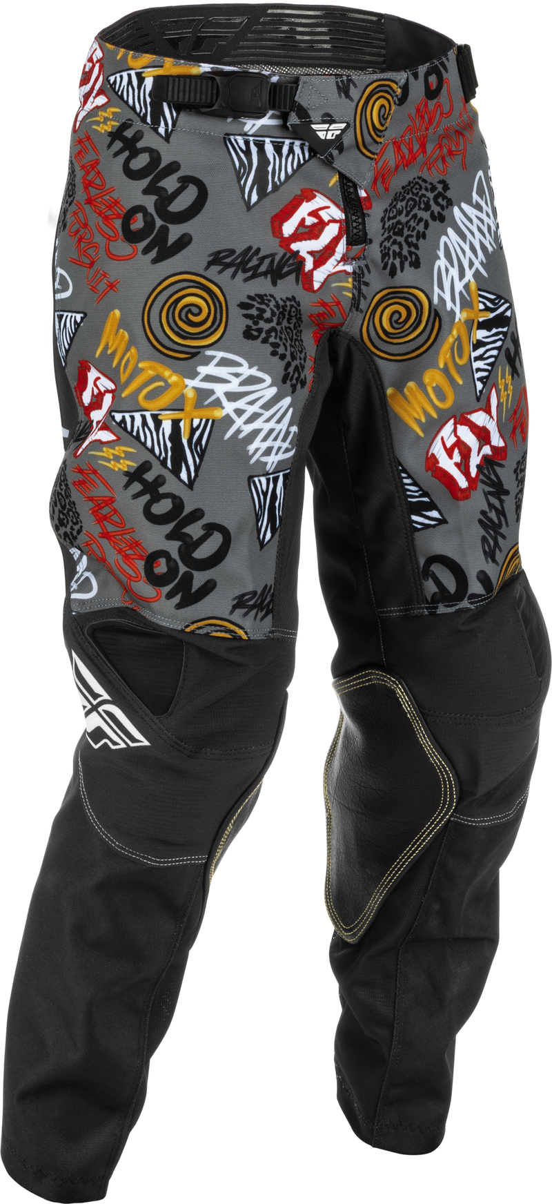 Fly Racing Fly Racing 375-43522 Youth Kinetic Rebel Pants Black/Grey Sz 22