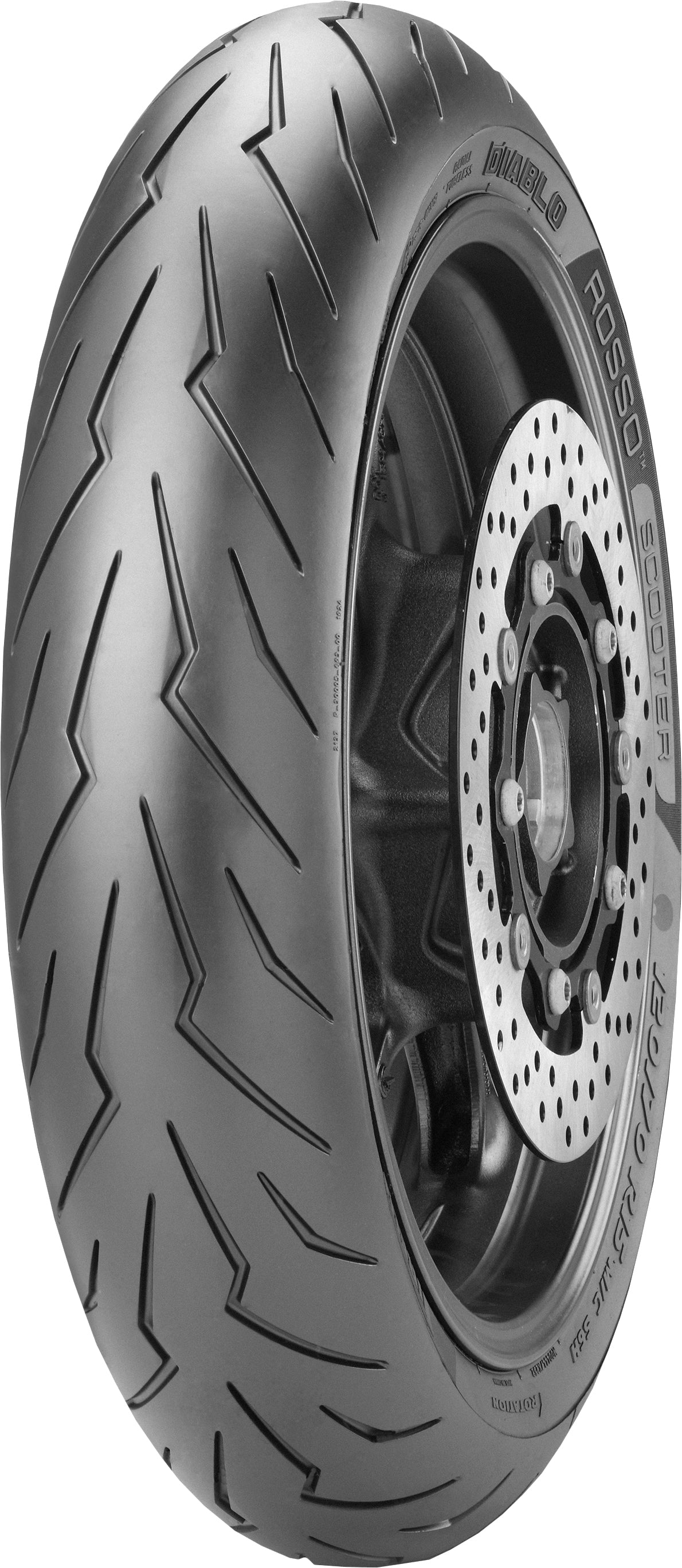PIRELLI Tire Diablorosso Scooter Front 110/70 12 47p Bias for Powersports