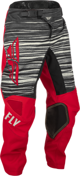 Fly Racing Fly Racing 375-53726 Youth Kinetic Wave Pants Red/Grey Sz 26