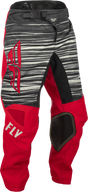 Fly Racing Fly Racing 375-53726 Youth Kinetic Wave Pants Red/Grey Sz 26