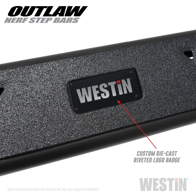 Westin 15-19 Chevrolet/GMC Colorado/Canyon Crew Cab Outlaw Nerf Step Bars 
