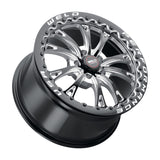 Weld S908 18X10 Belmont Drag Beadlock 5X114.3 ET50 BS7.50 Gloss Black MIL Dia 78.1
